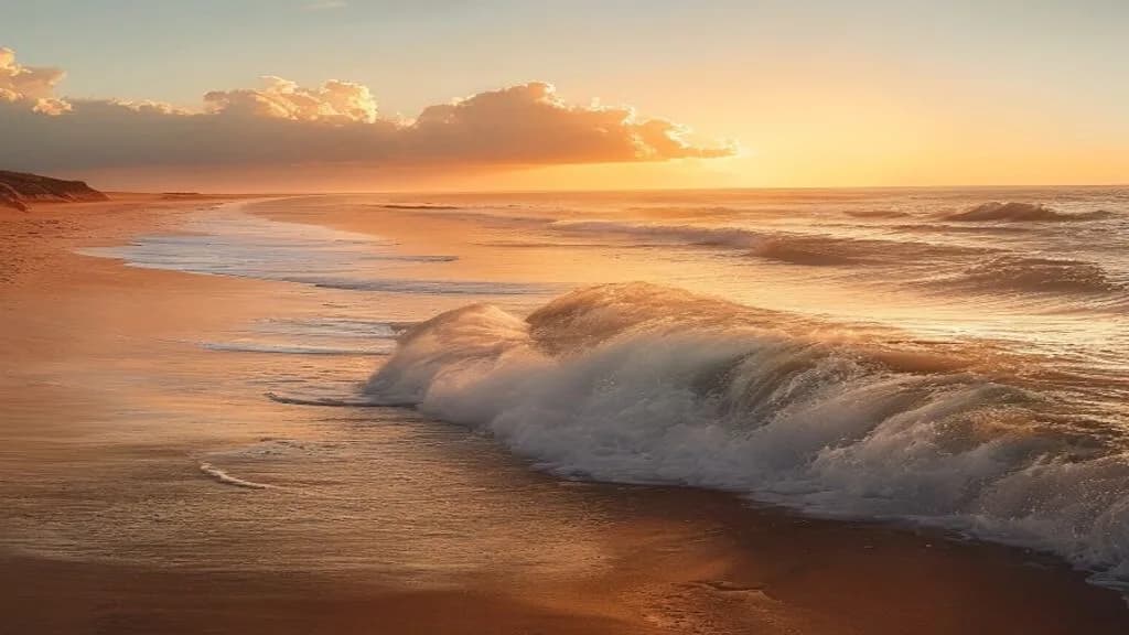 Atlantique au coucher du soleil à Essaouira