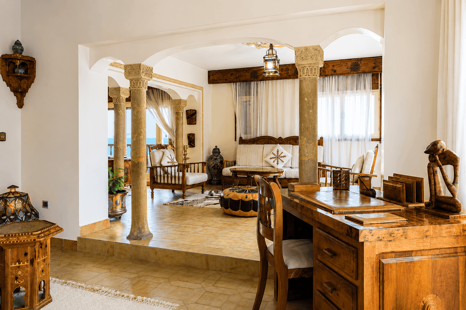 Suite Royale Quieta — Vue Mer — Villa Quieta Essaouira